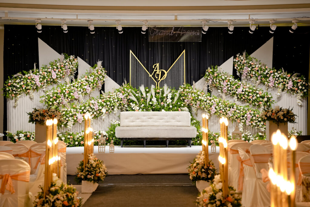 Wedding stage decoration at Grand Arena